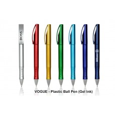 Vogue Gel Ink_Twist Action Plastic Ball Pen