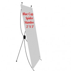Bunting with spider standee (blue cap)